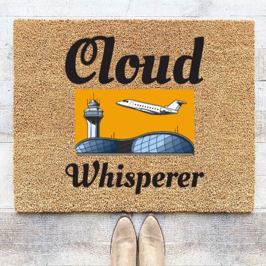 Air Traffic Controller ATC Aviation Humor Airplane Coir Doormats