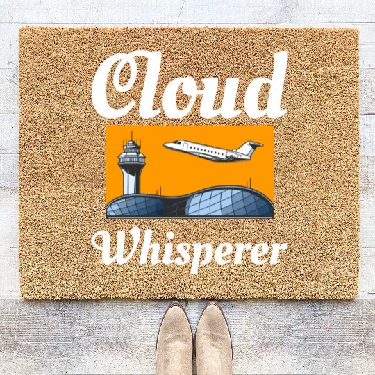 Air Traffic Controller ATC Aviation Humor Airplane Coir Doormats