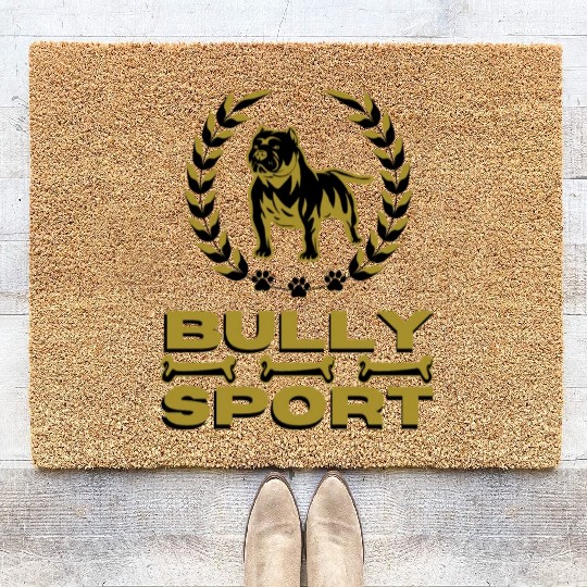 Bully Sport - Pitbull - cool design for Sport Coir Doormats