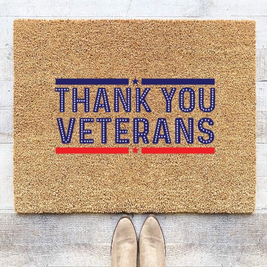 THANK YOU VETERANS Coir Doormats