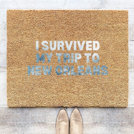 My Trip Traveler Vacation New Orleans Coir Doormats
