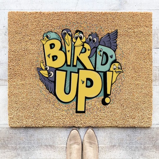 Bird Up Coir Doormats