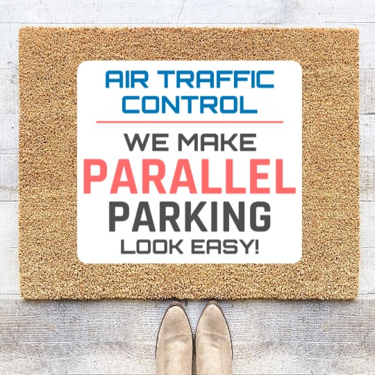 Air Traffic Controller ATC Aviation Humor Flight Coir Doormats