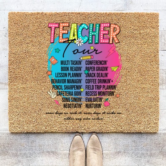 Teacher Tour Coir Doormats