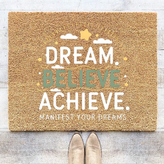 Manifest Your Dreams Coir Doormats