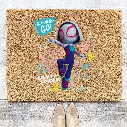 Marvel Spidey And His Amazing Friends Ghost Spider Coir Doormats