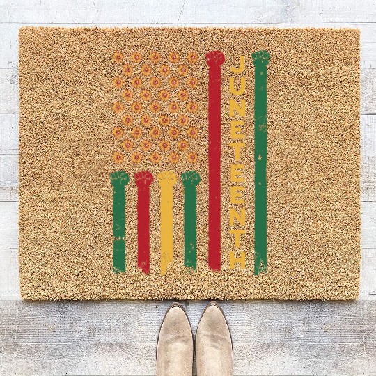 I Love My Pitbull And Like 3 People Coir Doormats