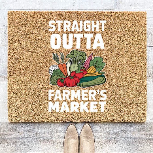 Farmers Market Farmer Agriculture Farming Food Coir Doormats