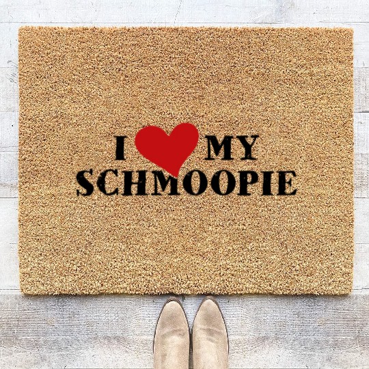 Schmoopie Boyfriend Girlfriend Lovers Pet Name Coir Doormats