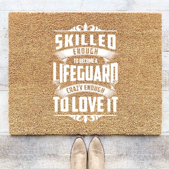 Lifeguard Outdoor Pool Sea Coir Doormats