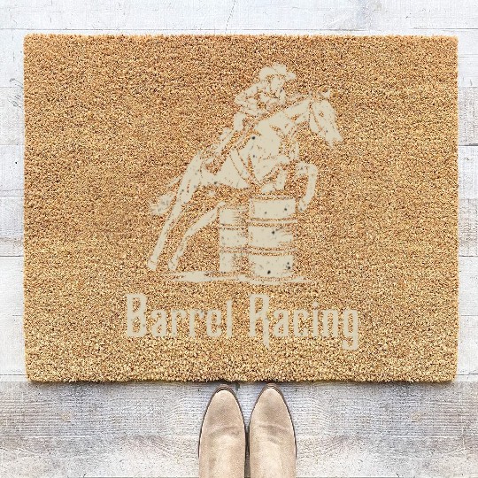 Barrel Racing Gifts Coir Doormats