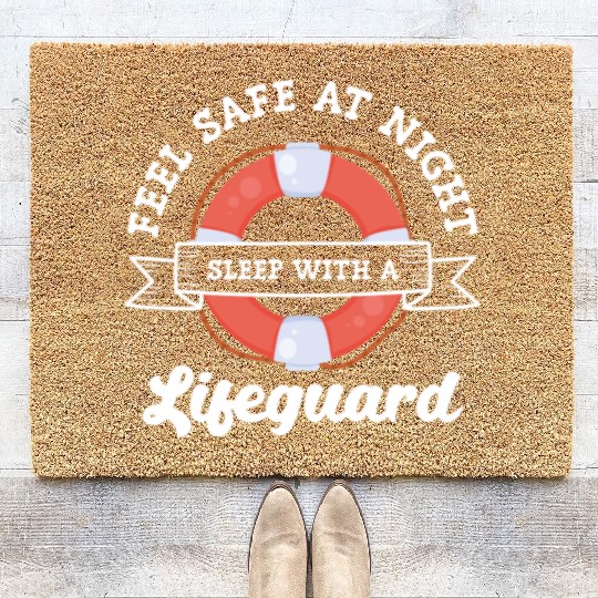 Lifeguard Swimming Water Profession Coir Doormats
