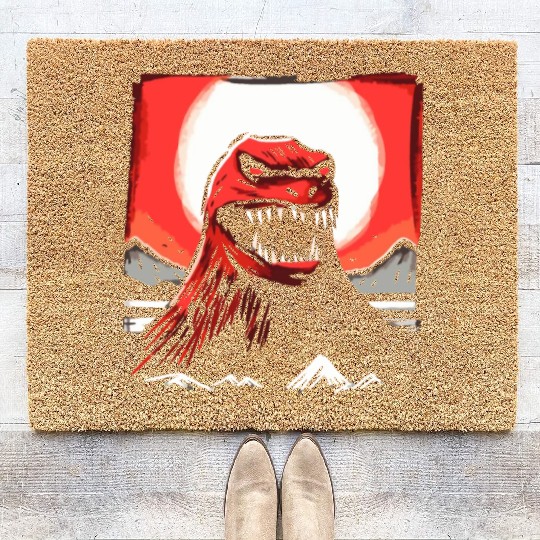 Red Sun Japan: Lizard Monster Coir Doormats