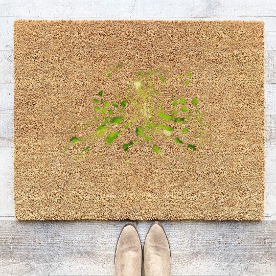 Forest Bathing Japanese Nature Forest Bather Coir Doormats
