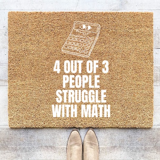 Teaching Best Teacher Lesson School Counselor Coir Doormats