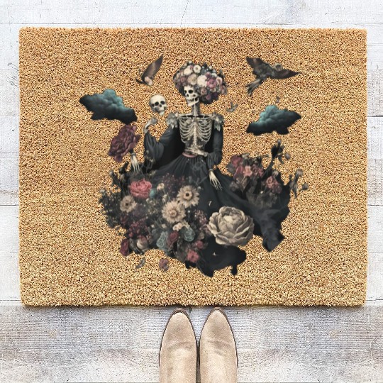 Aesthetic clothes Fairycore Gothic Coir Doormats