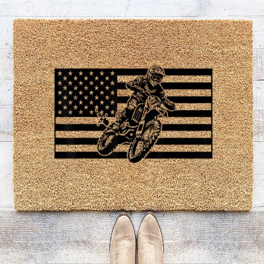 Dirt Bike Clothing American Motocross Coir Doormats