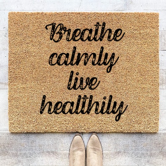 Breath Is The Key To Calm Coir Doormats