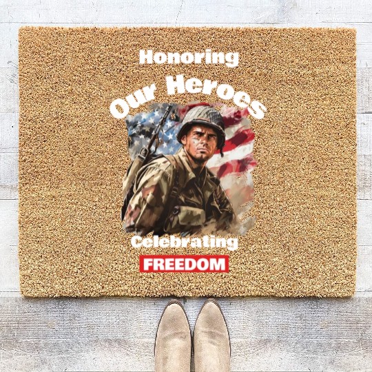 USA Army Veteran Coir Doormats
