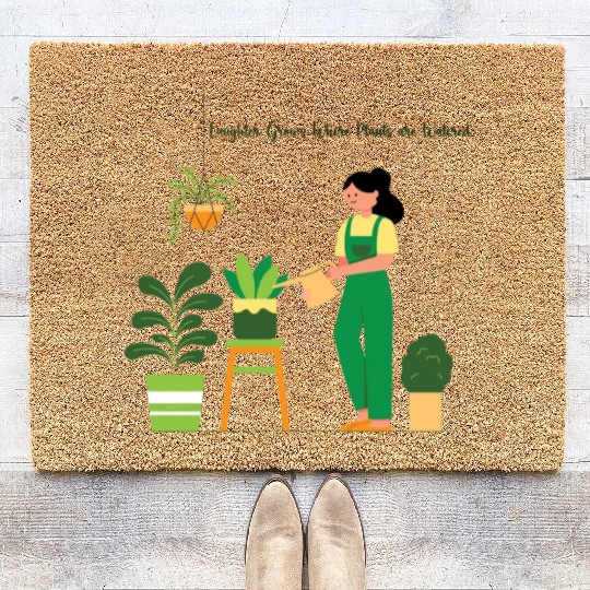 I Just Wet My Plants Coir Doormats