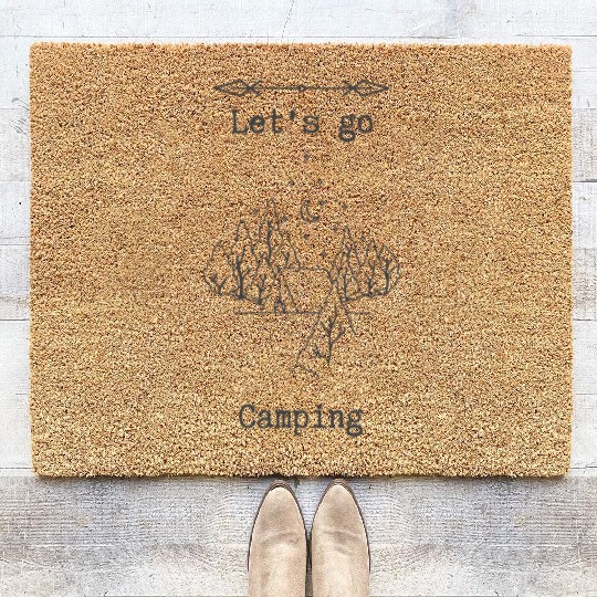 Lets Go Camping Coir Doormats