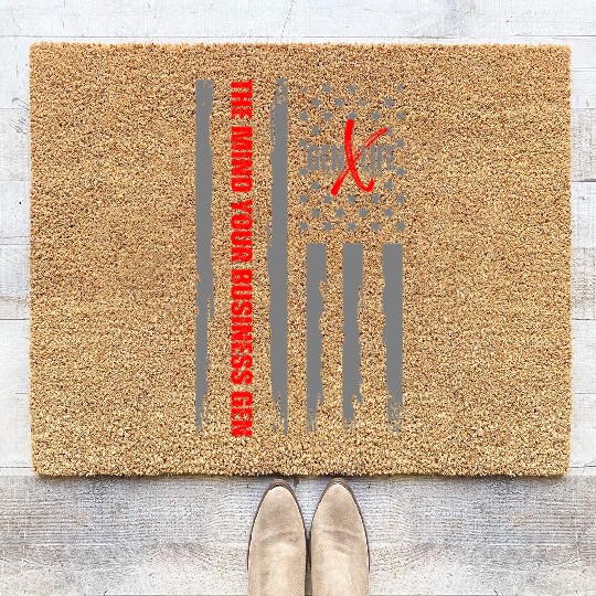 GEN X LIFE The Mind Your Business Gen Coir Doormats