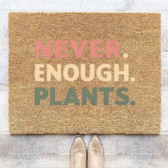 Never Enough Plants Coir Doormats