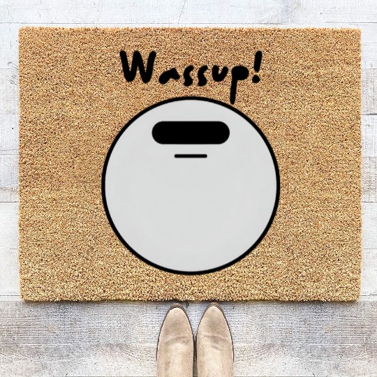 Wassup! - Playful and Joyful Expression Coir Doormats