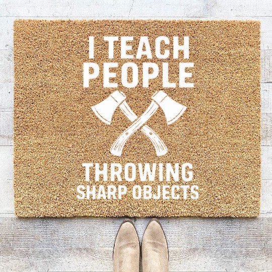 Axe Throwing Enthusiasts Championship Precision Coir Doormats