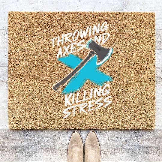 Axe Throwing Enthusiasts Championship Precision Coir Doormats