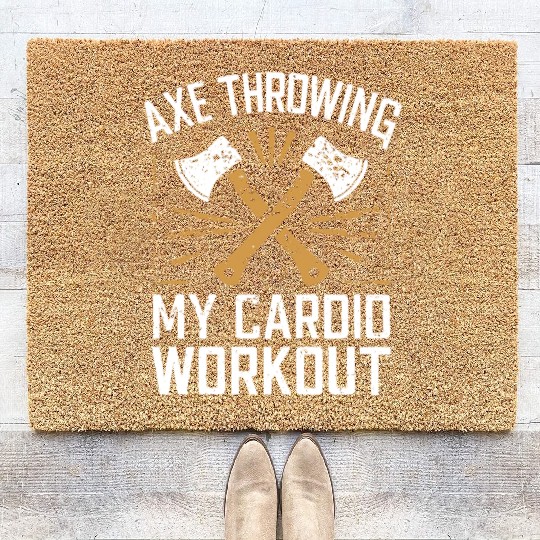 Axe Throwing Enthusiasts Championship Precision Coir Doormats