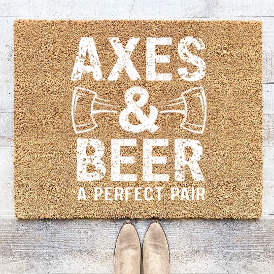 Axe Throwing Enthusiasts Championship Precision Coir Doormats
