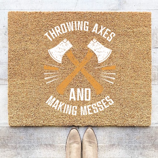 Axe Throwing Enthusiasts Championship Precision Coir Doormats