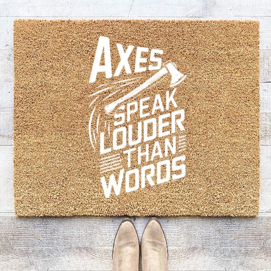 Axe Throwing Enthusiasts Championship Precision Coir Doormats