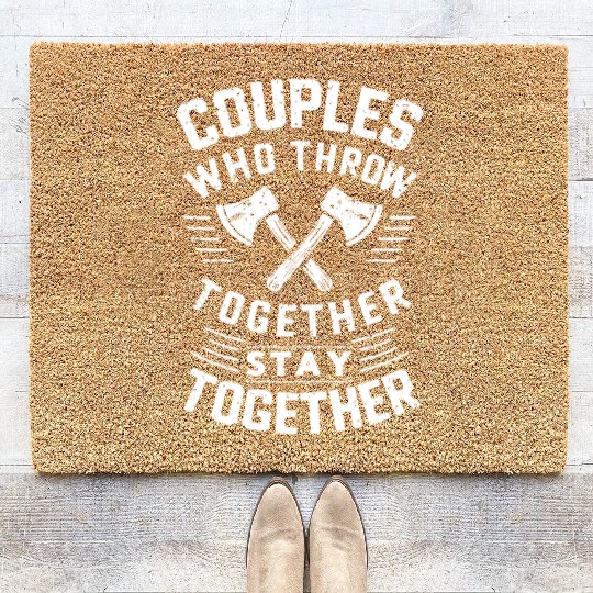 Axe Throwing Enthusiasts Championship Precision Coir Doormats
