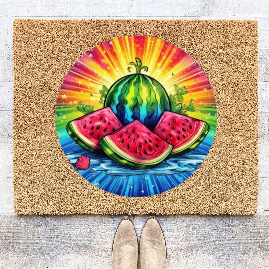 LGBTQ Melon Coir Doormats