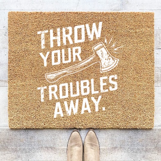 Axe Throwing Enthusiasts Championship Precision Coir Doormats