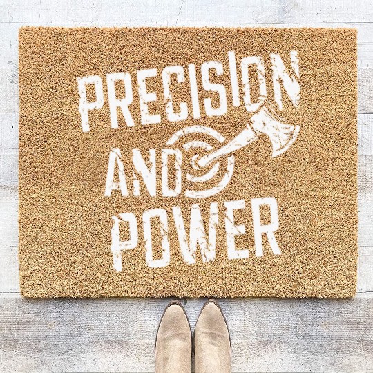 Axe Throwing Enthusiasts Championship Precision Coir Doormats