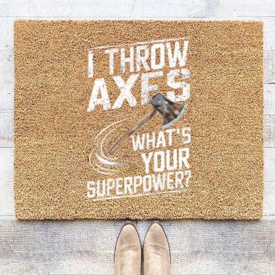 Axe Throwing Enthusiasts Championship Precision Coir Doormats