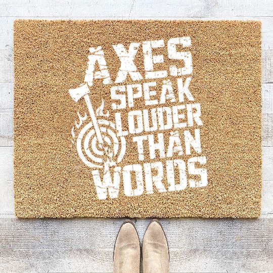 Axe Throwing Enthusiasts Championship Precision Coir Doormats