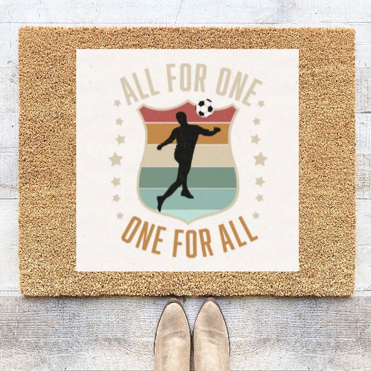 Soccer Team Spirit Coir Doormats