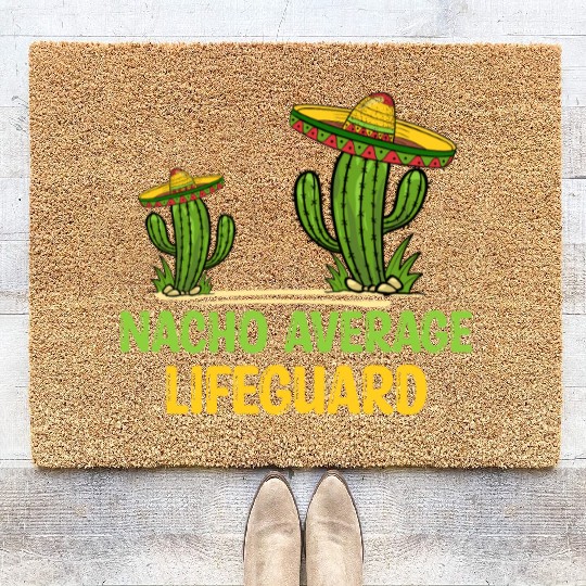 Nacho Average Lifeguard Coir Doormats