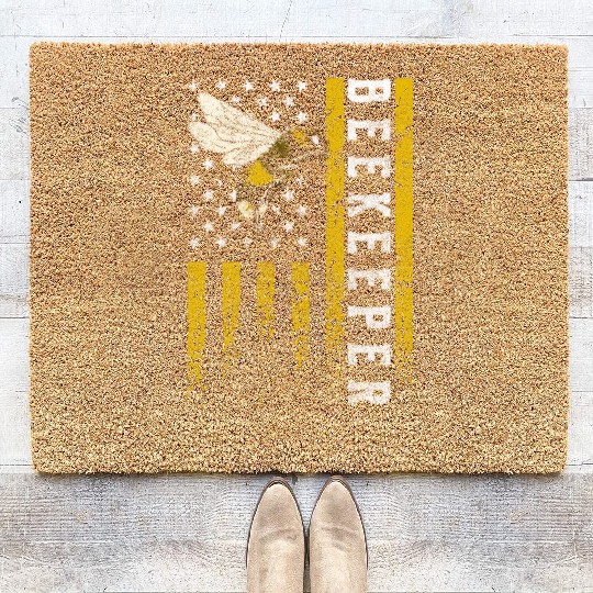 Beekeeper Nature Insects Coir Doormats