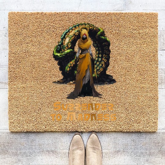 King in Yellow Coir Doormats