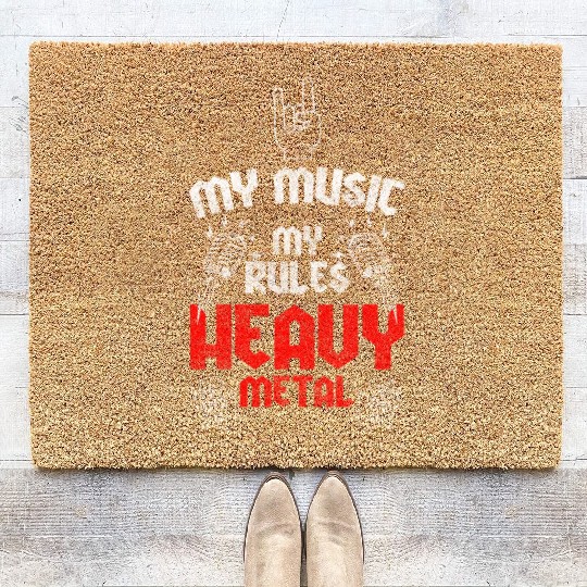Metal Hard Rock Metal Band Death Metal Coir Doormats