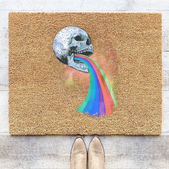 Live Love Lucifer Goth Festival Death Metal Coir Doormats