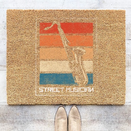 Musician Street Creative Band Coir Doormats