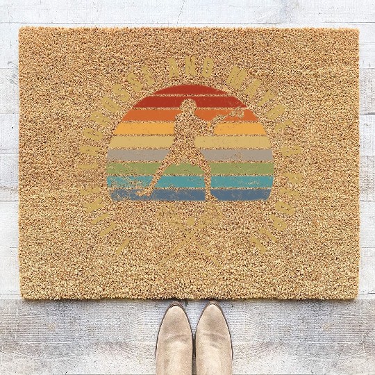 I Like Lacrosse And Maybe 3 People Funny Lacrosse Coir Doormats