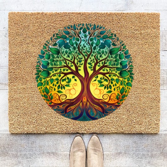 Tree of life, clothing, general items,Tree of Life Coir Doormats