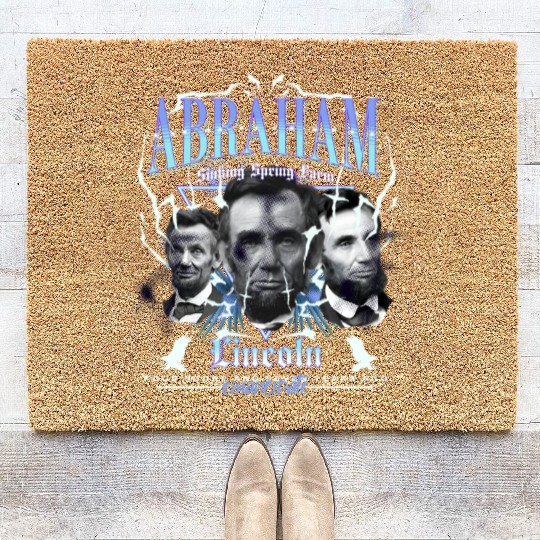 History Bootleg Abraham Lincoln Bootleg Retro Rap Coir Doormats